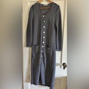 Sonia Rykiel striped sweater coat